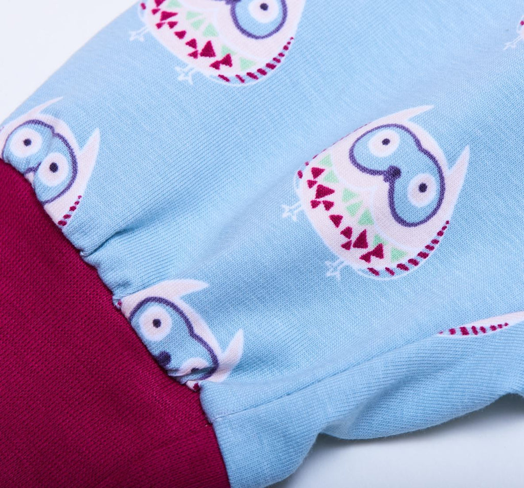 Baby jersey pants "Owls nest" - Cheeky Apple