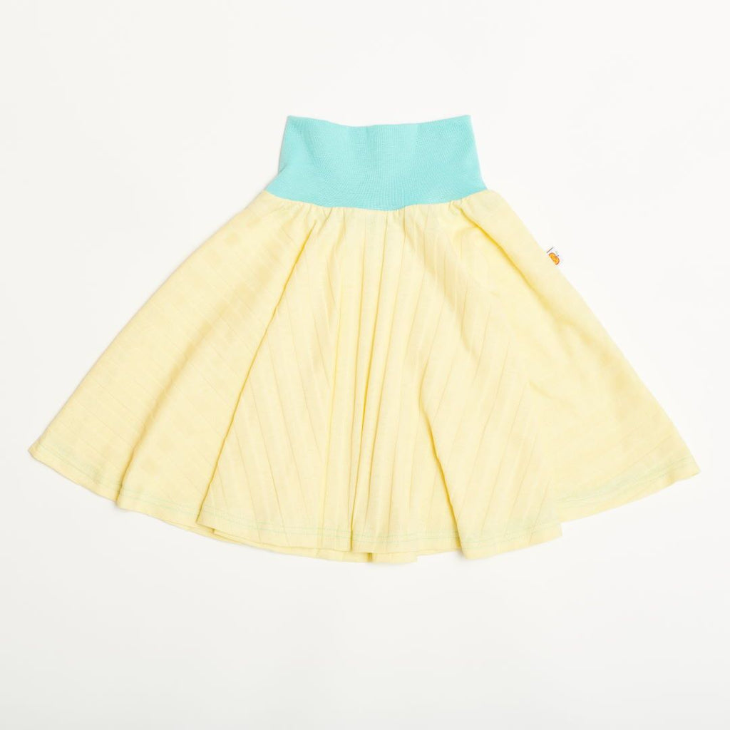 Skirt "Ribbed Jersey Vanilla/Mint"