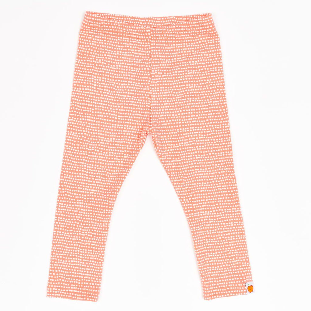Leggings "Dotted Lines Coral"