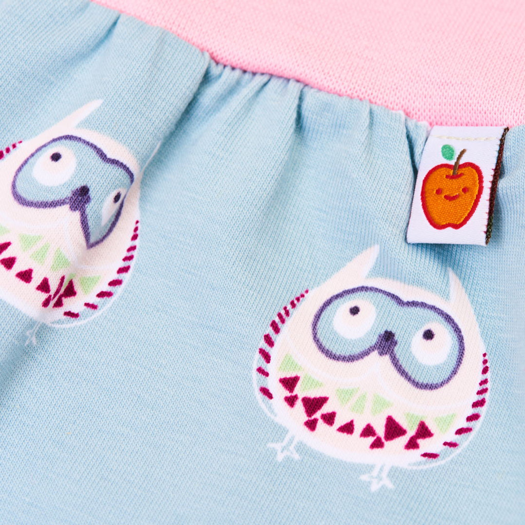 Baby jersey pants "Owls nest"