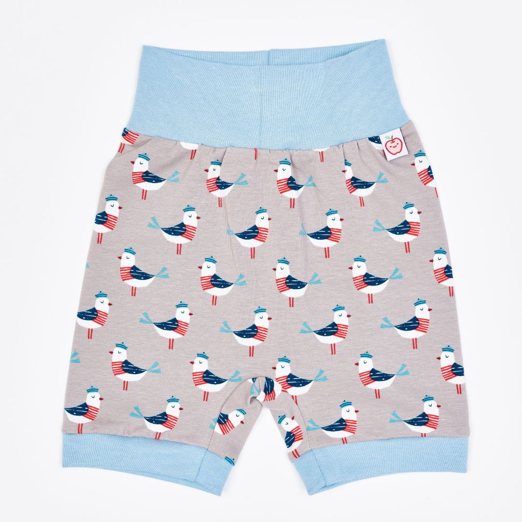 Organic pumpshorts "Seagull Fiete" made from 95% organic cotton and 5% elastane
