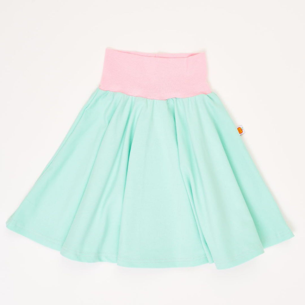 Skirt "Spearmint/Baby Pink"