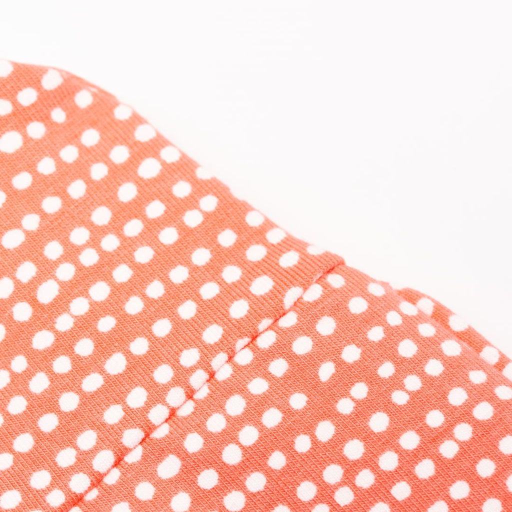Footed pants "Dotted Lines Coral/Mint"